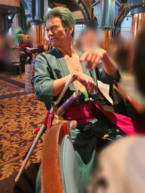 2025年9月USJ】幸運続きだった1日目⑧サンレス出演キャラ（ゾロ