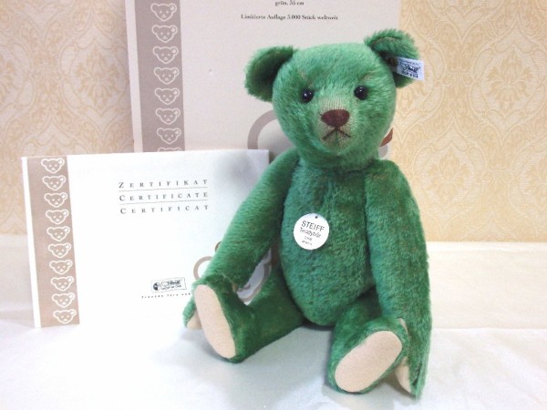 シュタイフ【steiff】テディベア レプリカ 1908 グリーン 35cm