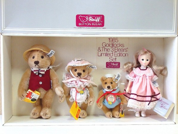 ［限定品】1985年 テディベア\u0026ドール シュタイフ×goldilocks