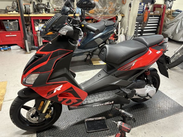 今度はアプリリア SR50 2st50ccのボアアップ！＆駆動系チューン