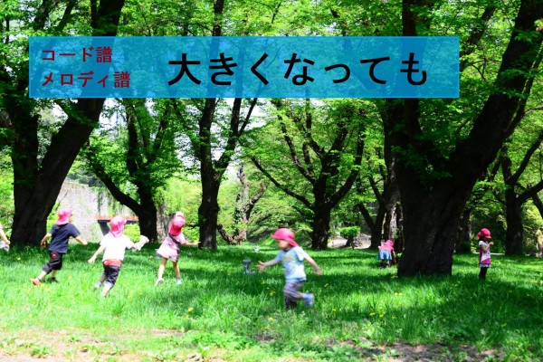 大きくなっても コード譜とメロディ譜 弾く脳トレ よなおしギター