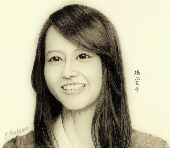 Maki Horikita 堀北真希 : ネット絵師・独言の鉛筆画