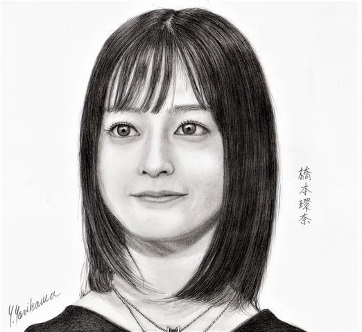 Kanna Hashimoto 橋本環奈 : ネット絵師・独言の鉛筆画