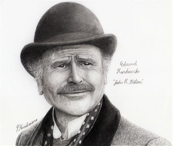 記edward Hardwicke エドワード ハードウィック事タイトル ネット絵師 独言の鉛筆画