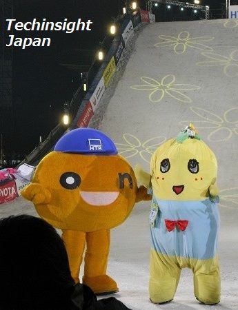 ゆるキャラ ふなっしー 北海道初上陸 そり滑りで絶叫 ミスター鈴井との 運命の出会い も 速報