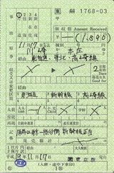 活版？車内補充券☆国鉄☆都区内☆未使用☆一冊 レア] 国鉄 車内補充券(図補) 東京電環 東京車掌区 昭和40年代