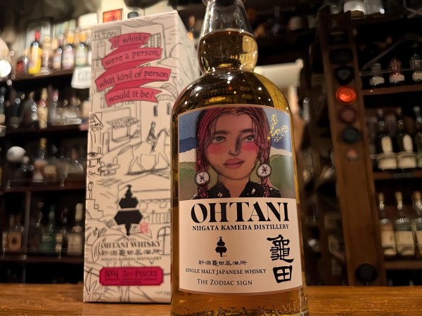 新潟亀田蒸溜所　OHTANIWHISKY魚座の人 新潟亀田蒸留所 大谷ウイスキー 星座シリーズ 魚座の人 OHTANI