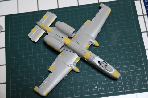 タミヤ1/72 A-10AサンダーボルトⅡ(途中) : yosshiro-labo タミヤ1/72 A-10AサンダーボルトⅡ(途中) : yosshiro-labo