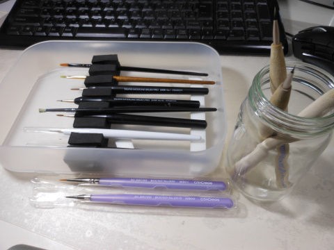 筆塗り道具 2017/06 : yosshiro-labo