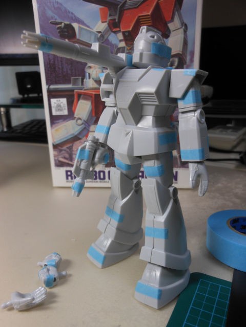 1/144旧キット ジムキャノン 仮組み : yosshiro-labo
