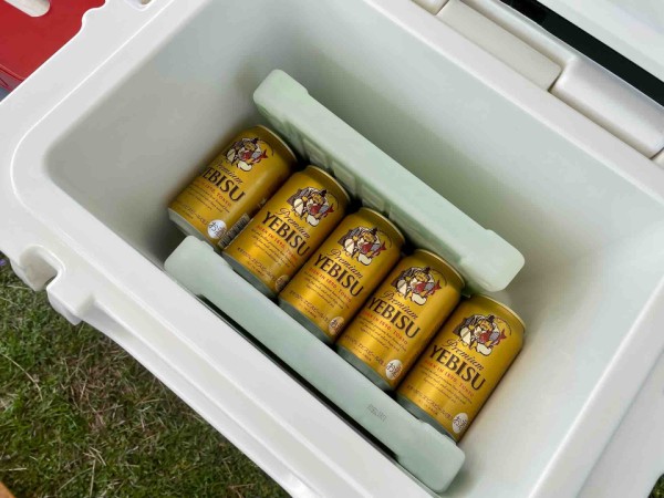 レビュー！夏キャンプでビールなど飲み物をキンキンに冷やす方法