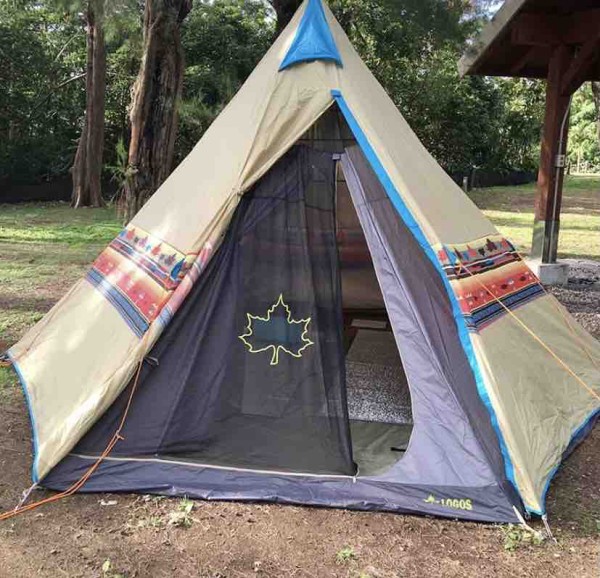 徹底解説！ロゴスのナバホTepee400の広さは4人でも大丈夫！詳しく