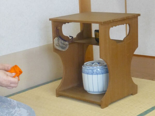 茶の稽古 抱清棚の点前 : 八十翁のつぶやき