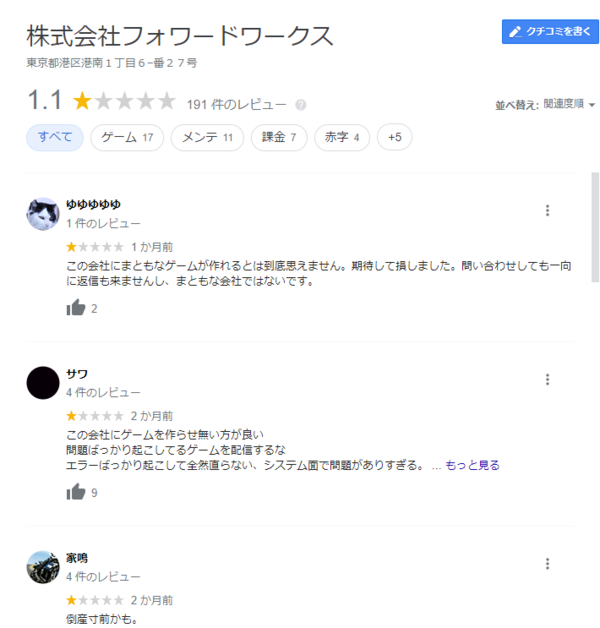 悲報 ソシャゲ請負人フォワードワークスさん オフィスを引き払って親と同居していた Y速報