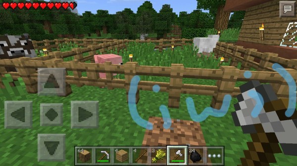 お散歩と豚の謎 Minecraft Pe 仕事終わりにほっと一息 ごろごろ