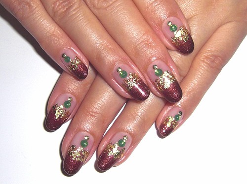 金箔オリエンタル風ネイル Yucca Nail ネイルデザイン集