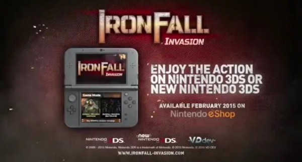 3dsの限界に挑戦した本格tps Ironfall Invasion が正式発表 ゲーム生活はじめました