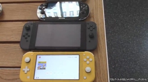 新型 Nintendo Switch Lite と他ハードのサイズ比較映像が公開 ゲーム生活はじめました