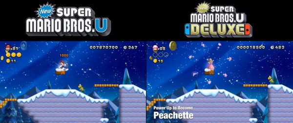New スーパーマリオブラザーズ U Switch版とwii Uの違いを比較した映像が公開 ゲーム生活はじめました
