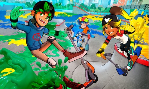 コースを自分色に塗り替える スプラトゥーン 風スポーツゲーム Crayola Scoot が海外で発売開始 ゲーム生活はじめました