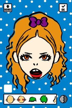 似顔絵アプリ ﾕｲﾛﾝのｂ型で行こう