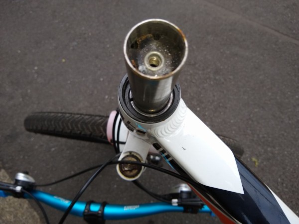 MTBのヘッドセットのガタ付きを確認したところ／(^o^)＼ : ☃️バイクで見てきた世界⛄️