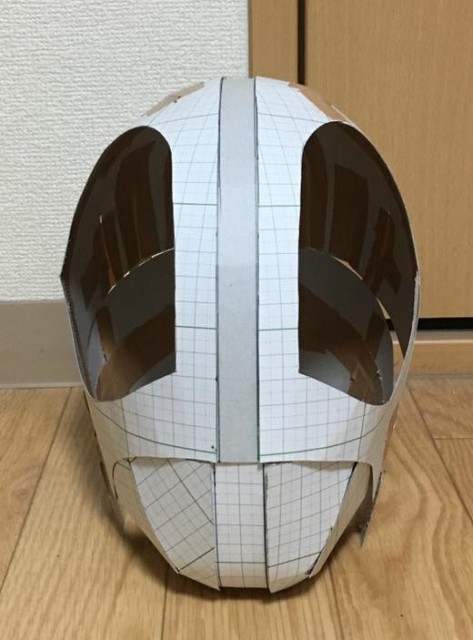 フルスクラッチ「仮面ライダーBLACK RX 1/1マスク」制作記5