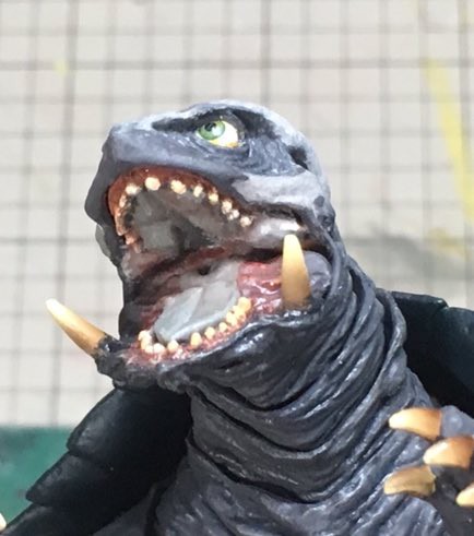 S.H.モンスターアーツ「ガメラ1996」改造 Ver.1.5 : 空想玩具
