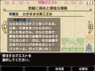 怒髪に挑めと獰猛な横暴 モンハン活動記 雪月花