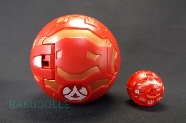デュアル・ヒュドラ DUAL HYDRANOID 火属性(DEKA) BAKUGAN DEKA : 爆丸