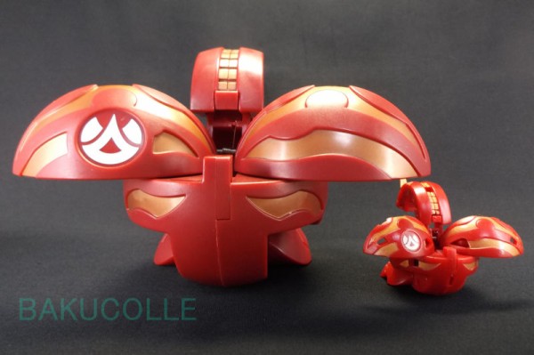 ドラゴノイド(ファーストモデル) DRAGONOID 火属性(DEKA) BAKUGAN DEKA