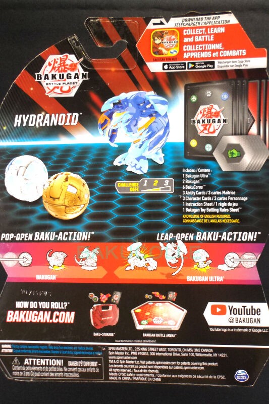 ヒドラノイドDX HYDRANOID(ULTRA) 水属性 BAKUGAN STARTER PACK