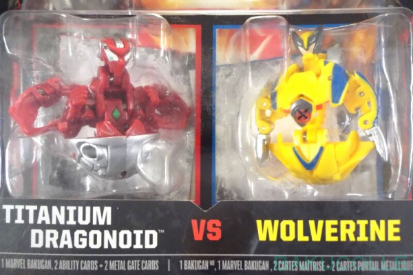 グレン・ドラゴノイド TITANIUM DRAGONOID 火属性 BAKUGAN VS MARVEL