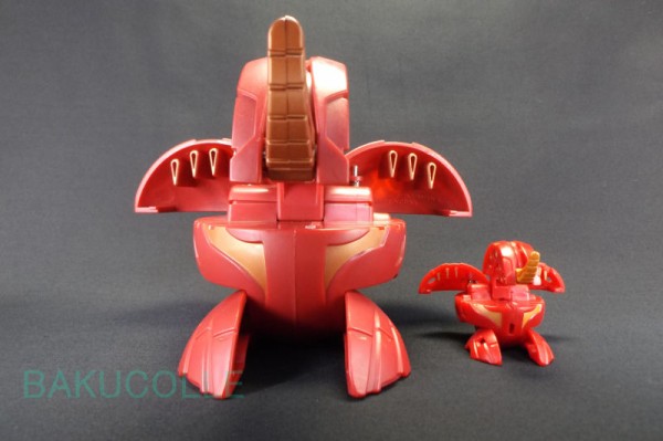 ドラゴノイド(ファーストモデル) DRAGONOID 火属性(DEKA) BAKUGAN DEKA