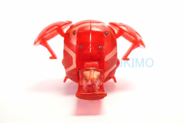 爆丸ドラゴノイド、ザウラス ザウラス SAURUS 火属性(トランスルーセント) BOOSTER PACK SERIES1