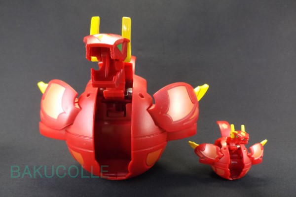 カオス・ドラゴノイド PYRO DRAGONOID 火属性(DEKA) BAKUGAN DEKA : 爆 