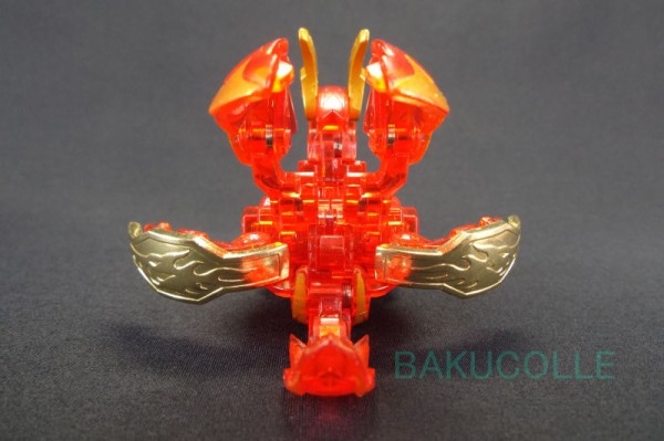 煌ドラガオンGスペシャルクリア フルメタル ver. GREN DRAGAON G SPECIAL CLEAR FULLMETAL ver. 火属性 爆TECH  激闘!爆テクコロッセオ 爆丸公式バトルフィールドW超DXセット : 爆丸コレクション