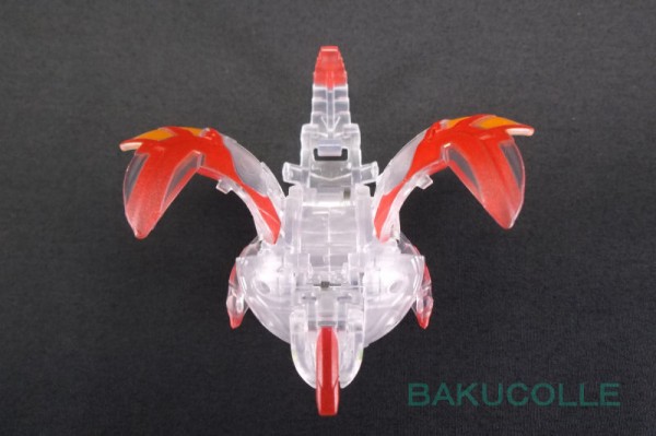 爆丸　ドラゴノイド　クリア版　bakugan brawlers ノヴァ・ウルトラ・ドラゴノイド(クリア) PYRUS ULTRA DRAGONOID