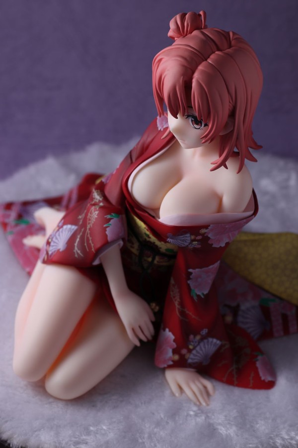 由比ヶ浜結衣 着物Ver.1/6 フィギュアレビュー : 雪の降る空に