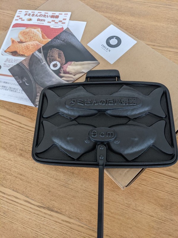 たい焼器　タミさんのたい焼器　南部鉄器　9cm 定価16500円　1個の価格 タミさんのたい焼器