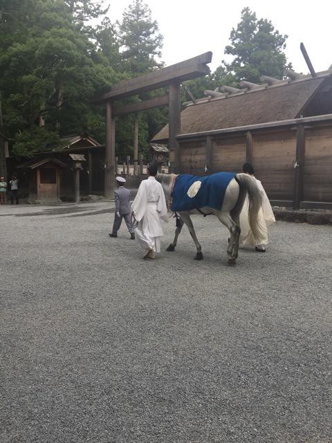 神様が乗る馬に出会えた ふりむけば石川