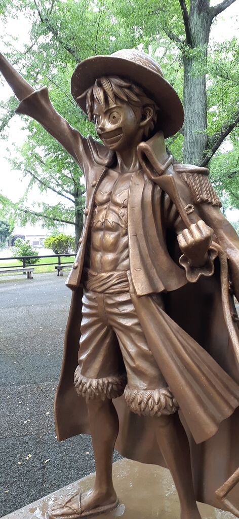 麦わらの一味ここに集結！ONE PIECE 熊本復興プロジェクト銅像