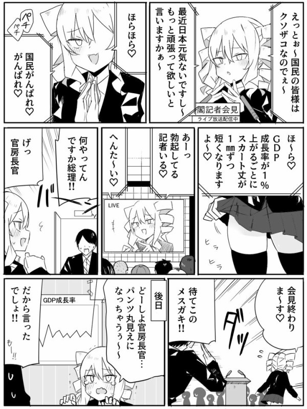 漫画 メスガキが総理大臣になった結果www ゆるゲーマー遅報