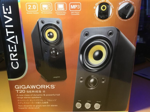 PCスピーカー Creative GigaWorks T20 Series II 2.0ch を買った : 弧月蝕