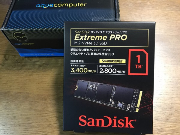 新装「NVMe SSD」SanDisk＋kryoM.2 : 弧月蝕