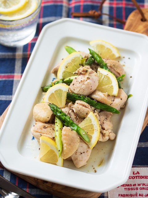 鶏肉とアスパラの塩レモンだれ 簡単 節約 時短 下味冷凍 主菜 作り置き スピードおかず De おうちバル Yuu S Stylish Bar Powered By ライブドアブログ
