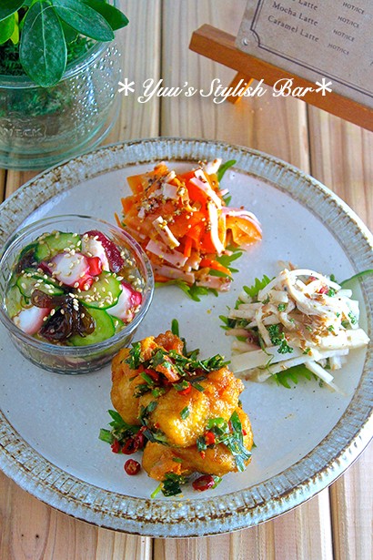 価格は安く 帰って3分で完成♡夏向けサッパリ♡『揚げ鶏のニラトマナムルの 趣味・スポーツ・実用