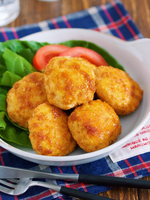 冷めても美味しい♪『ふわふわ鶏つくねのごま照り焼き』【作り