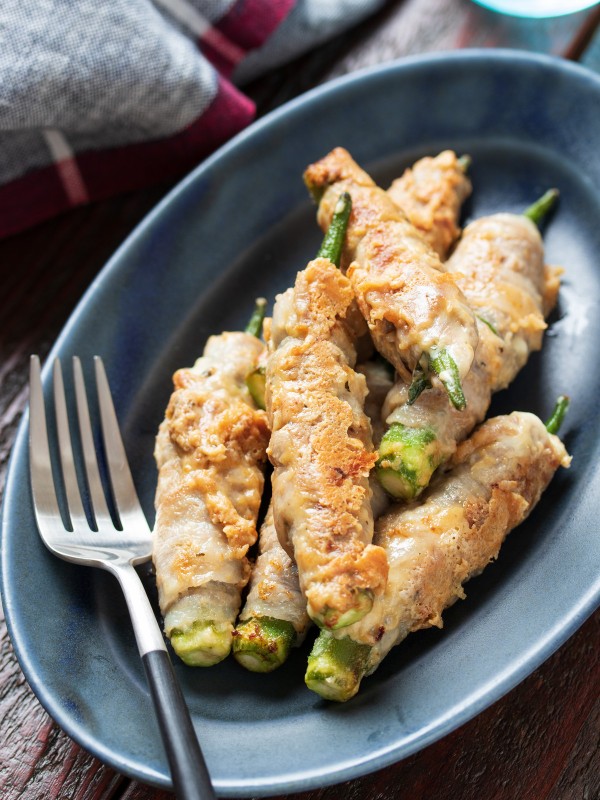 豚肉とオクラの梅しそチーズ巻き 作り置き 冷凍保存 お弁当 梅なしok チーズなしok 主菜 作り置き スピードおかず De おうちバル Yuu S Stylish Bar Powered By ライブドアブログ