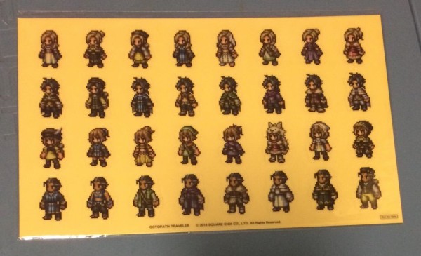 オクトパストラベラー スクエニ コースター アクリルチャーム 缶バッジ ゲーム オクトパストラベラーのグッズ紹介！スクエニカフェ、アイロンビーズ